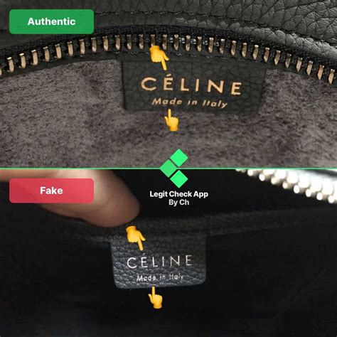 celine bag original vs fake|how to verify celine bags.